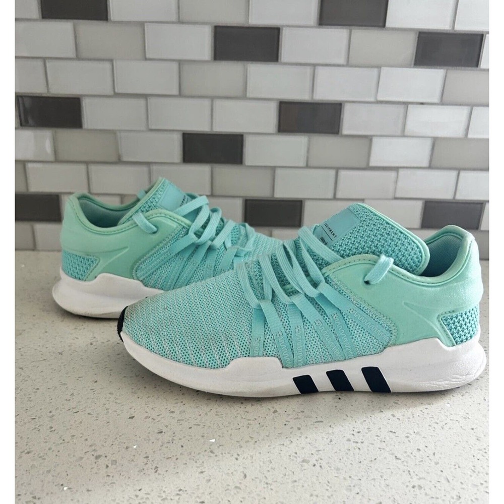 Adidas EQT Equipment ADV 91-17 Women Size 8.5 Teal Lace Up Sneaker Running Shoes - Picture 2 of 6